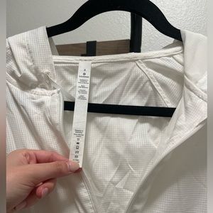 Lululemon White Windbreaker Pullover